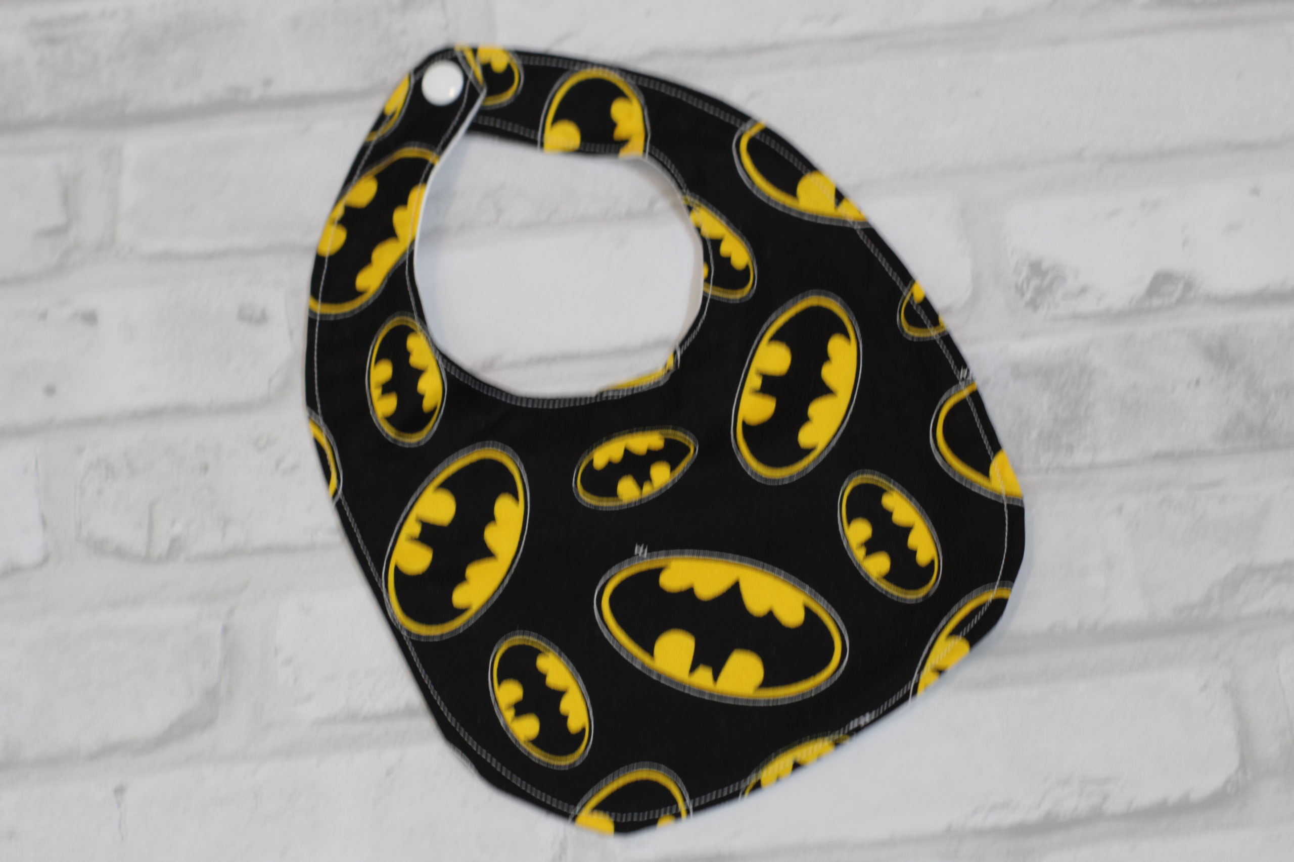 Batman Logo Personalized Baby Toddler Infant Blanket & Bib 