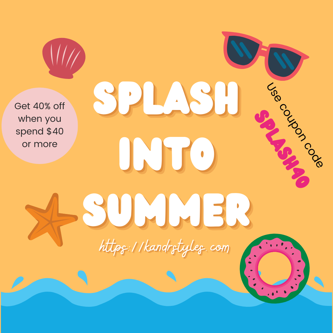 splash into summer with 40% off $40